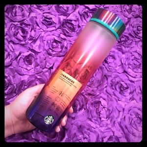 🌈🌈 Starbucks Pride Glass Rainbow Ombré Bottle